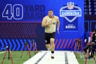 Beaux Limmer at the NFL combine